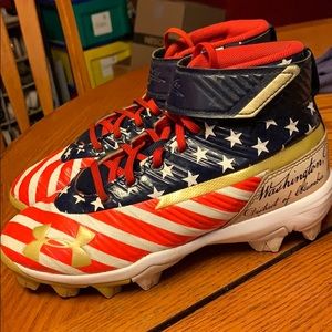 Youth UA football cleats